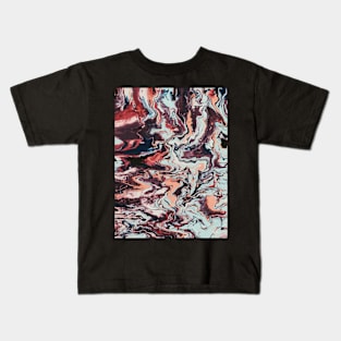 BROWN MARBLE I Kids T-Shirt